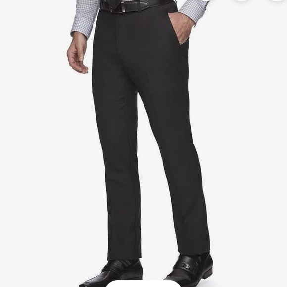 #* 047=Marc Anthony Classic Black Dress Pants Slim Fit 34/32 - Picture 5 of 8